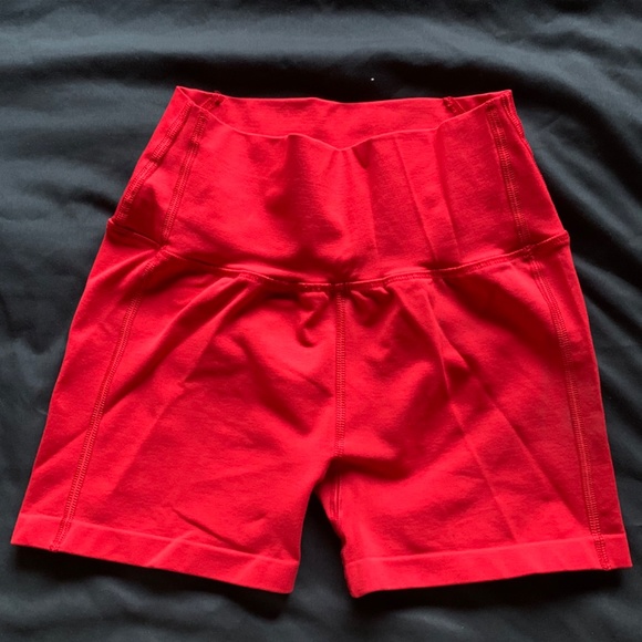 Alphalete Red Athletic Shorts - Picture 3 of 3